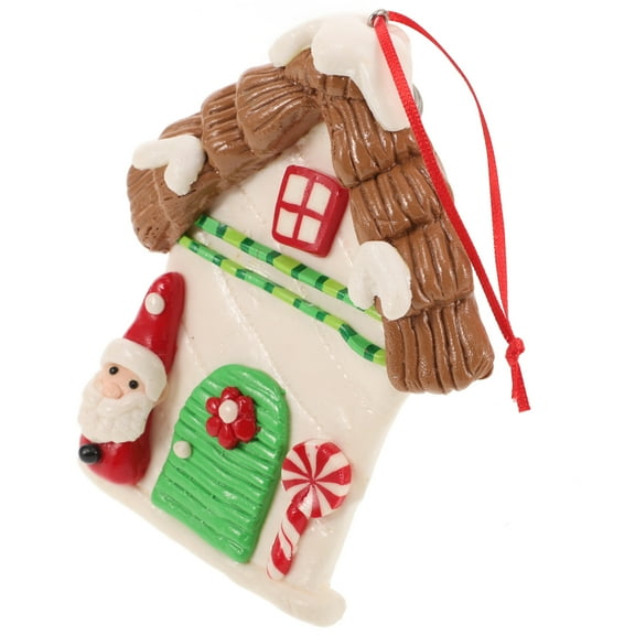 Gymnture Gingerbread House Christmas Ornament Christmas Tree Decorations Candy House Decorative Hanging Ornaments Xmas Holiday Supplies