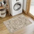 thumbnail image 3 of BERTHMEER 3'x5' Small Area Rugs for Entryway Office indoor Washable Rugs Traditional Oriental Rugs Non-slip, Gold Brown, 3 of 3