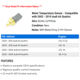 thumbnail image 2 of Water Temperature Sensor - Compatible with 2002 - 2010 Audi A4 Quattro 2003 2004 2005 2006 2007 2008 2009, 2 of 2