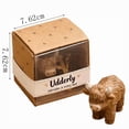 thumbnail image 4 of weibbin Cute Animal Mini Keepsake Ornament Adorable Pocket Gift Mini Figurine in Box Resin Desktop Decor, 4 of 6