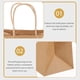 thumbnail image 2 of FELTECHELECTR 10 bolsas de regalo con asas, bolsas de regalo para empacar café, bolsas de regalo para fiestas, bolsas de papel kraft., 2 of 5
