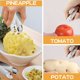 thumbnail image 4 of Descorazonador de fresas de acero inoxidable, removedor de tallos de frutas, recolector de hojas, pinzas, utensilios de cocina para fresas, tomates cherry, frutas y verduras, herramientas plateadas., 4 of 8