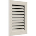 thumbnail image 3 of Ekena Millwork 14"W x 34"H Rectangle Gable Vent (19"W x 39"H Frame Size): Primed, Functional, Smooth Pine Gable Vent w/ 1" x 4" Flat Trim Frame, 3 of 6