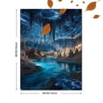 thumbnail image 3 of Qisvanset Fantasy Cave Galaxy Canvas Wall Art 15.75x11.81 Inches, 3 of 8