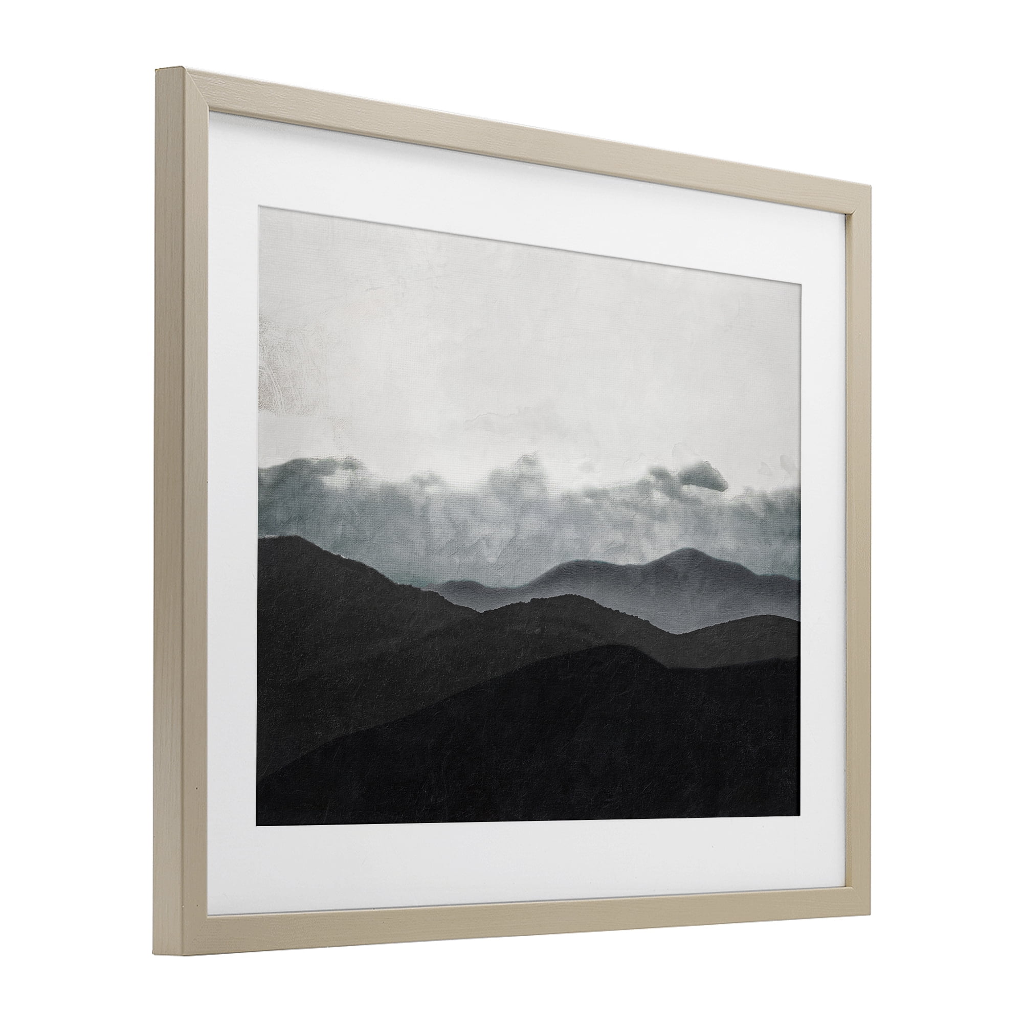 Stupell Industries Layered Foggy Hills Birch Framed Print Under Glass, design by Elizabeth Medley