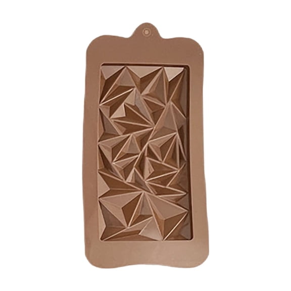 Deep Cavity Chocolate Bar Mold For Filling Pistachio, Candy Bar Mold, Silicone Chocolate Mold, Jelly Energy Bar Waffle Silicone Baking Mold