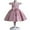 Pink, variant on Princess Dress Costume for Little Girl Puff Sleeves Blue Fancy Party Cosplay Outfit