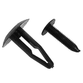 thumbnail image 2 of 75Pcs Plastic Rivets Fastener Car Bumper Push Clips 32mm Long Black, 2 of 7