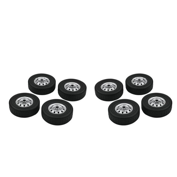 Llantas de Goma de Actualización de Simulación de 8 Piezas Llanta de Rueda de 2,2 Pulgadas para Coche per per per Hugo neumáticos de goma del coche del rc