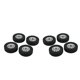 thumbnail image 1 of Llantas de Goma de Actualización de Simulación de 8 Piezas Llanta de Rueda de 2,2 Pulgadas para Coche per per per Hugo neumáticos de goma del coche del rc, 1 of 7