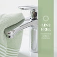 thumbnail image 7 of REGALWOVEN 100% Cotton Striped Kitchen Towels, 2 Pack Soft Absorbent Dish Towels Green 26" x 18", 7 of 7