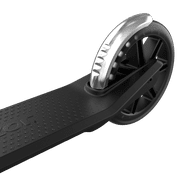 Razor Chrome Lux – Silver/Black, Folding Large 8” Wheel Kick Scooter for Ages 8+ and up to 220 lb