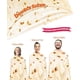 thumbnail image 3 of 150cm Double Sided Tortilla Blanket, Giant Round Novelty Taco Wrap Warm Throws Soft Comfort Flannel Realistic Food Plush Towel Creative Gifts for Fami, 3 of 5