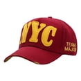 thumbnail image 1 of Gorra de béisbol unisex con letras NYC: gorra ajustable para deportes de primavera-verano y ropa informal, 1 of 3