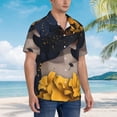 thumbnail image 5 of Goofa Elegant Lady With Hat Hawaiian Shirt for Men, Unisex Summer Beach Casual Short Sleeve Button Down Shirts,Aloha Tropical Floral print shirt-3X-Large, 5 of 9