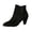 Black, variant on NexTorq Women's Pointed Toe Suede Chelsea Ankle Boots Cone Mid Heel Pull-On Short Boots for Fall Winter Office Dress Outfits and Everyday Casual Weekend Wear All Day Comfort Black US-5.5 (EU-36)
