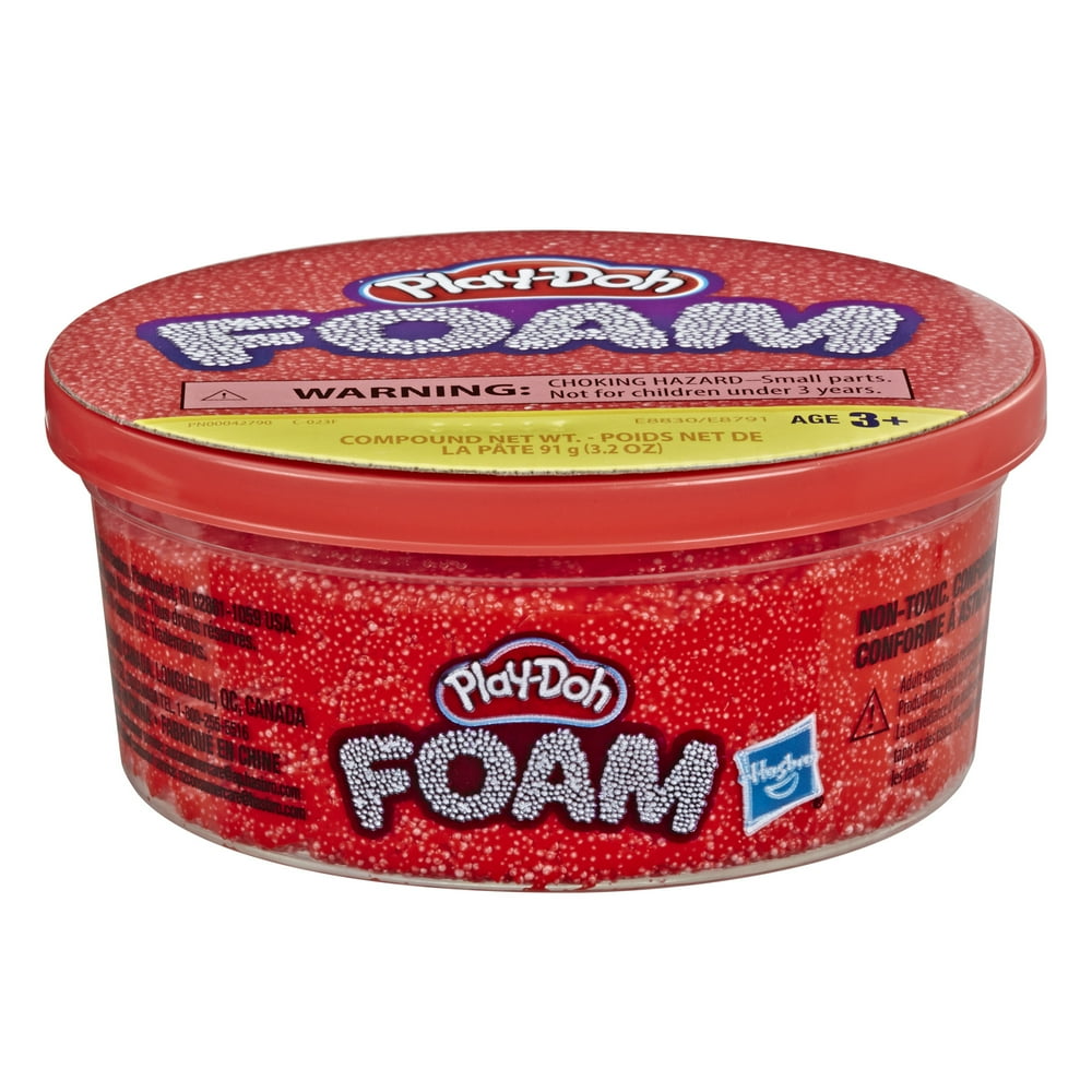 PlayDoh Foam Red Single Can of NonToxic Modeling Foam