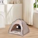 thumbnail image 5 of Fiudx Tienda de Campaña Semicerrada para Perros y Gatos Pequeños, Ideal para Todas Las Estaciones, En Liquidación. Cama Impermeable, Lavable y Portátil para Exteriores, para Gatos y Perros, Gris, Ver, 5 of 6