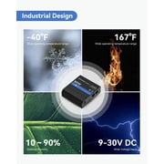 Teltonika RUT241098000 Model RUT241 Industrial Cellular Router; 4G and 3G Connectivity; for use in North America; Compatible with Verizon, AT&T, and T-Mobile; WAN Failover with Auto Switching