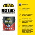thumbnail image 2 of Leak Stopper 1 Gallon Black Rubberized Roof Patch for Roof Patching and Repair, 2 of 9
