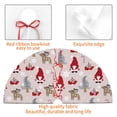 thumbnail image 4 of Lsque Cartoon Santa and Reindeer Print Christmas Tree Skirt, Tree Skirt with Ties or Velcro, Perfect for Holiday Decorations, Halloween, and New Year-30", 4 of 7