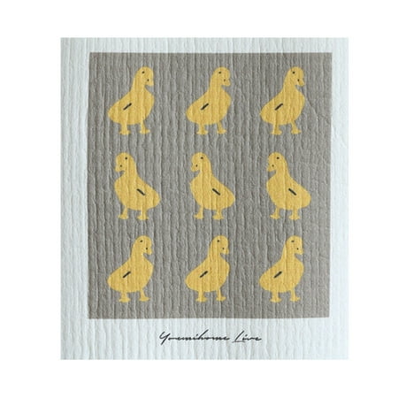 

XIAOFFENN Kitchen Wood Pulp Cotton Dishwashing Towel Bamboo Fiber Can Be Reused Without Oil