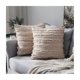 thumbnail image 1 of Set of 2 mixed decor pillowcases, linen pillow cover, classic sofa home decor, 45x45cm beige., 1 of 4