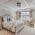 thumbnail image 7 of 6010F18HB-Z-Lite-Dealey - 5 Light Flush Mount-9.75 Inches Tall and 18 Inches Wide-Heirloom Brass Finish, 7 of 7