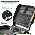 thumbnail image 4 of FORMRS Zipper Binder with Shoulder Strap 2-inch Ring 500 Sheet Capacity File Bag, Boho Plants, 4 of 5
