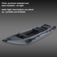 thumbnail image 4 of 10ft Inflatable Kayak, 1-Person PVC Fishing Boat Set with Paddle, Pump - Grey, 4 of 9