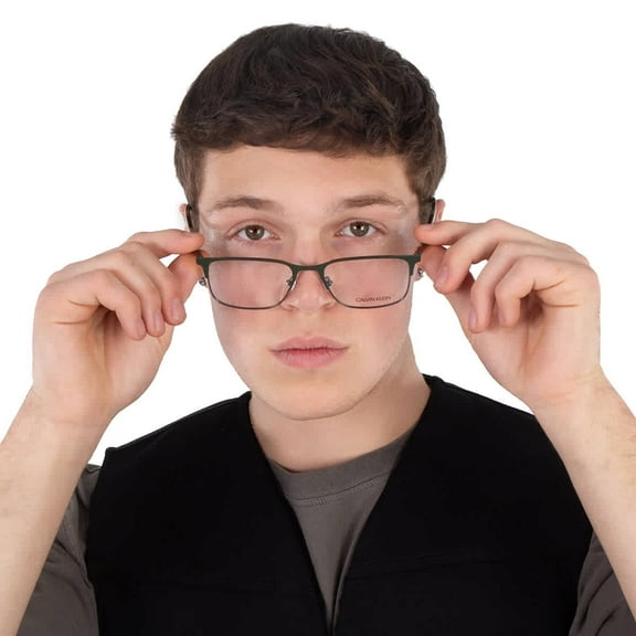 Calvin Klein Demo Rectangular Men's Eyeglasses CK19312 307 55