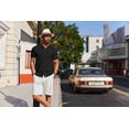 thumbnail image 3 of COOFANDY Mens Knit Shirt Short Sleeve Button Down Shirts Casual Summer Beach Vintage Polo Shirts, 3 of 8