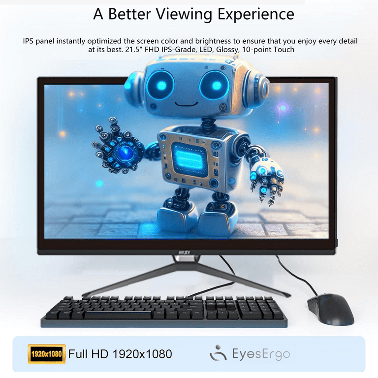 MSI PRO Business All-in-One Desktop, 21.5