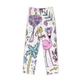 thumbnail image 5 of Balery Summer with Flamingo print Men's Pajama Pants,Ultra Lightweight Pjs,Lounge Pant-Small, 5 of 9