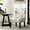 Multicolor, variant on Modern Chalkboard Print Accent Chair, Armless Design, Construction, Removable Components, 29.95" Depth Contemporary Lounge Seating - Build, Low Melt Fiber Cushion, And Back