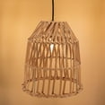 thumbnail image 1 of OULII 1Set Plastic and Iron Woven Lampshade for Modern Home Decor 9.1X8.3X6.3in, 1 of 8