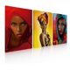 thumbnail image 1 of Set de 3 Cuadros Decorativos Ideas Creativas Modernos Africanas Cuadro sublimado en tela, 1 of 2