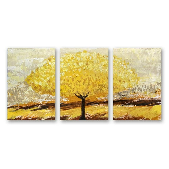 wall26 3 Panel Canvas Wall Art Abstract Pictures Home Wall Decorations for Bedroom Living Room Paintings Canvas Prints Framed - 16"x24" x 3 Panels