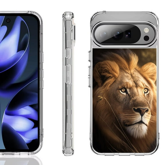 For Google Pixel 10 / 10 Pro Shockproof Phone Case, by OneToughShield - Lion