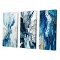 thumbnail image 3 of Designart "Ethereal Elixir Blue Grey Tranquility IX" Abstract Wall Art Set Of 3 - Blue Abstract Gallery Set For Office Decor, 3 of 6
