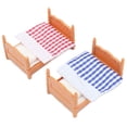 thumbnail image 1 of LITERA DE MUÑECA DE ESCALERA CON LISTRA PLÁSTICA EN Miniatura Muñeca Cama Doble para Niños Regalos, 1 of 7