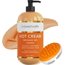 Cosmetasa Cream Massage Gel 87% Cream with Massager Mitt, 8.8 fl oz