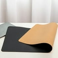 thumbnail image 3 of Leather Desk Pad Non-Slip Mouse Pad, 60*30 Waterproof Desk Writing Mat, Large Desk Blotter Protector, 3 of 6