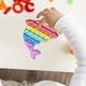 thumbnail image 4 of Delfín Empuje Burbuja Sensorial Autismo Alivio Estrés Silicona Fidget (Arco Iris) Likrtyny juguetes de los niños, 4 of 9