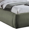 thumbnail image 6 of Meridian Furniture Sandro Green Chenille Fabric Upholstered Queen Bed, 6 of 7