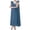 Blue Nightgowns for Women, variant on TARIENDY Tank Nightgowns for Women Loose Round Neck Solid Color Nightdress Comfort Sleeveless Loungewear Summer Sleepwear Blue Free Size