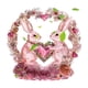 thumbnail image 1 of Llavero Acrílico Plano 2D con Forma de Conejito de San Valentín, Accesorio para Espejo Retrovisor de Coche, Colgante para Mochila, 1 of 4