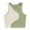 Green, variant on Tiijoy Girls Ribbed Tank Top Stretch Seamless Sports Bra Sleeveless Crop Tops, Sizes 17-18