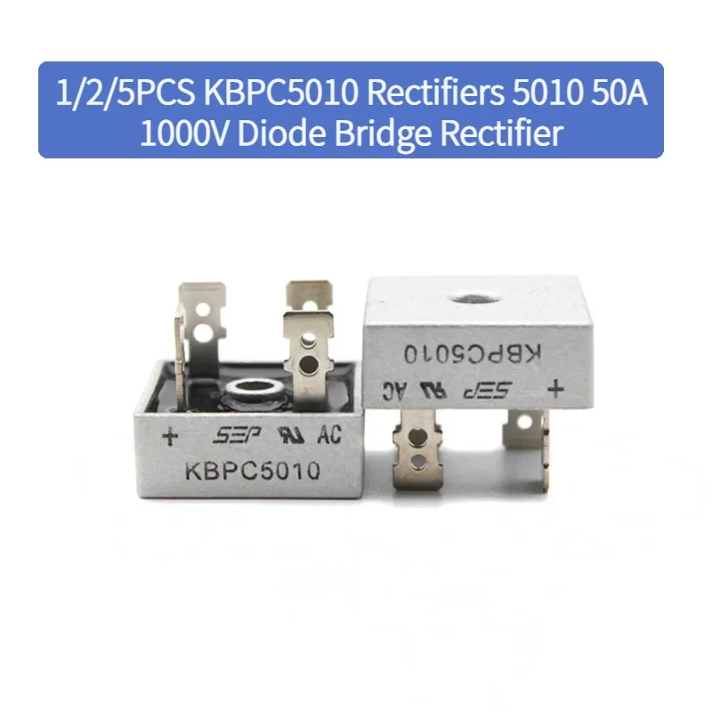 1/2/5PCS Bridge Rectifier Diode KBPC5010 Rectifiers 5010 50A 1000V Diode Bridge Rectifier Kit Electronic Componentes