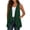 Green#lightweight cardigan women summer, variant on Lightweight Cardigan Women Summer Flowy Dressy Casual Sleeveless Cardigans Plain Open Front Irregular Hem Long Vest with Pockets Gray,M